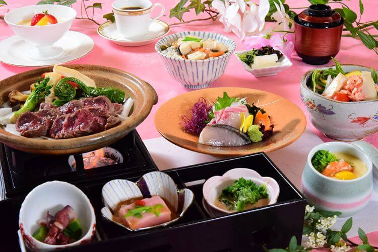 牛フィレ肉の陶板焼き膳